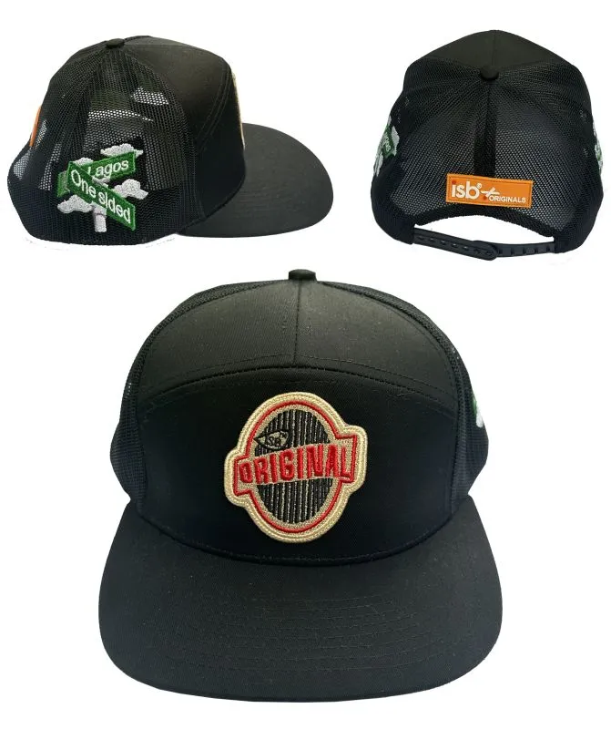 ISB Lagos - One Sided Patches Cap - Black