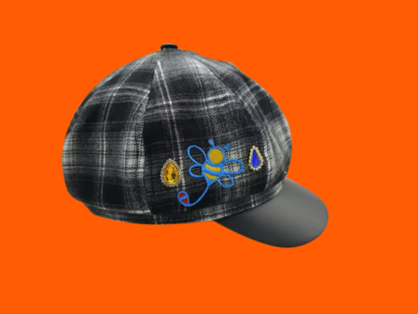 ISB Eye X Bee Newsboy Cap Black